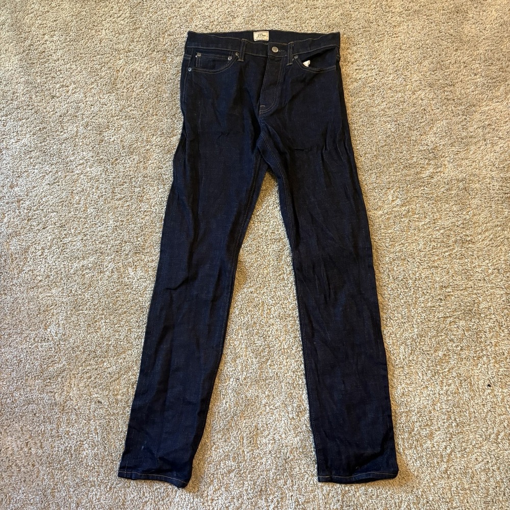 J.Crew 770 Classic Slim Straight Selvedge Denim Jeans 30x31